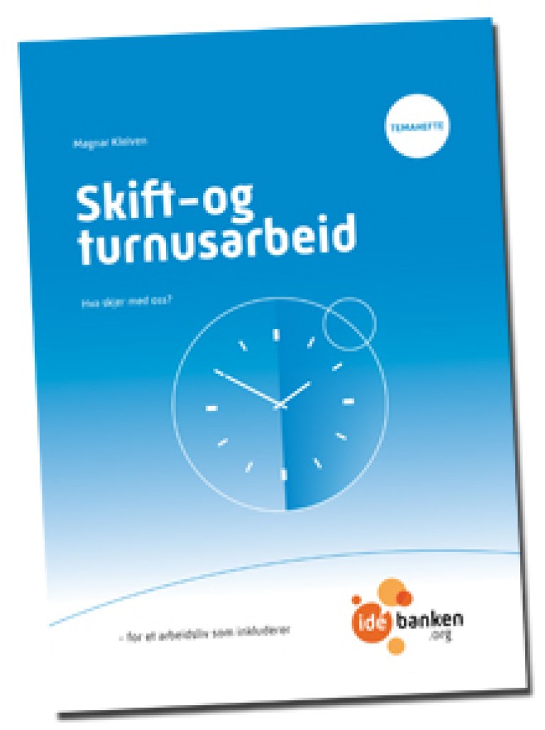 Forside skift og turnus med skygge